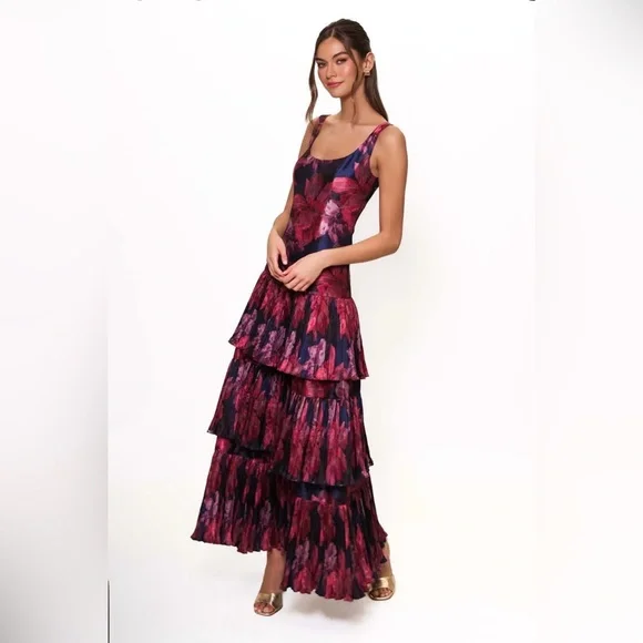 Hutch Luna Floral Tiered Maxi Dress - Picture 2 of 11
